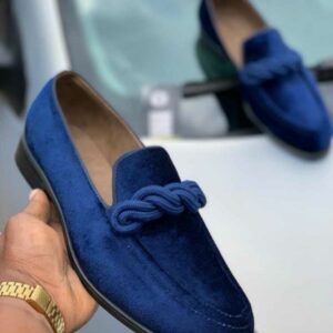Braided Suede Loafers