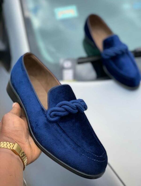 Braided Suede Loafers