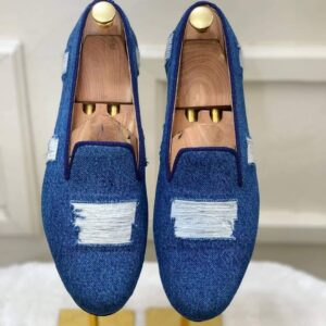 Trendy Blue Denim Loafer