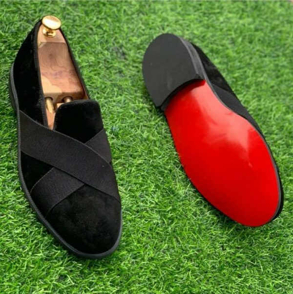 Woven Texture Slip-On Loafers - Image 3